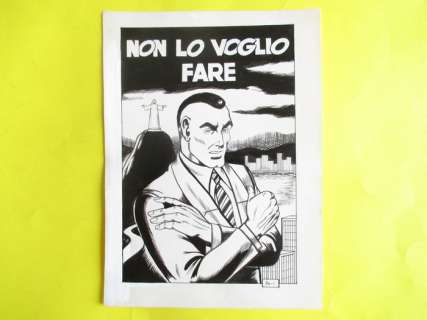 Roberto Peroni Corbella | Roberto Peroni Corbella - Dennis Cobb Agente SS018 Splash Page pag. 1 ’’Non lo voglio fare’’ Original Art - (1967) | Catawiki