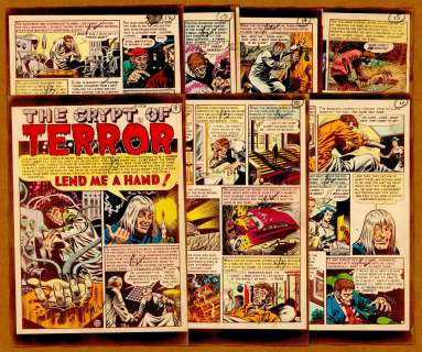 Davis - LEND ME A HAND!, VAULT OF HORROR #18, SP, 7 Pg Story (1951) | Russ Cochran