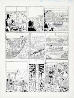 Pleyers, Jean | Le Secret des Templiers. Planche 23 de l’album , enrichi | Coutau Bégarie