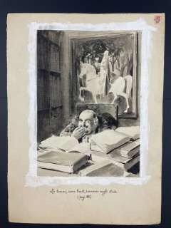 Giorgio Tabet | Giorgio Tabet - Lo trovai, come Faust, immerso negli studi - Page volante | Catawiki