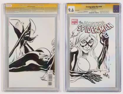 Amazing Spider-Man #648 CGC 9.6 SS Sketch Cover by Tim Vigil | mycomicshop.com