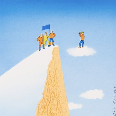 Guy Billout | Team, 2010 | Philippe Labaune Gallery