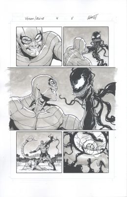 Robert Gill | Venom: Black, White and Blood Issue 4, Page 5 | Geoff M Art Sales
