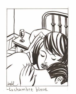 Loustal | Simenon, 2026 - La chambre bleue | Huberty Breyne Gallery