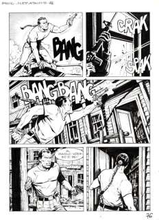 Fabrizio Busticchi & Luana Paesani - | Fabrizio Busticchi & Luana Paesani - 10x Tavola Originale - Saguaro n. 32 "Colpo di coda" - (2015) | Catawiki