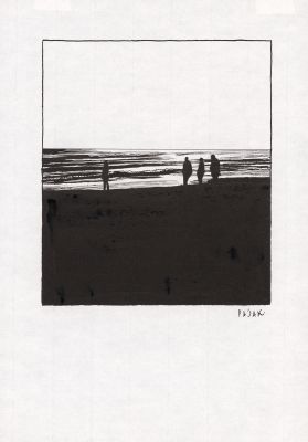 Frédéric Pajak | Sans titre, 25 - Encre de Chine, plume et pinceau sur papier | Huberty Breyne Gallery