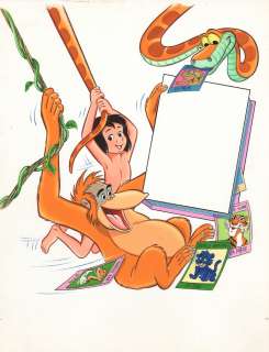 Walt Disney | Le Livre de la jungle, illustration Ã  la gouache … | Millon