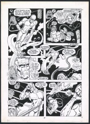 Marcel Gotlib | Planche originale n°02 pour l’histoire complète La saga du patineur d’argent en 13 pages - Tome 3 - Rhââ Lovely | Daniel Maghen