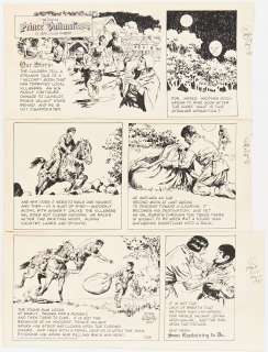 John Cullen Murphy ’’Prince Valiant’’ Sunday Comic Strip Original Artwork -- #3158 Published 17 August 1997 | Nate Sanders