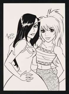 Betty and Veronica Sketch by Tania del Rio