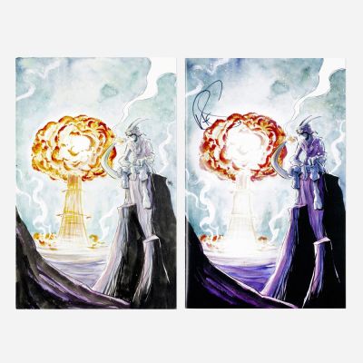 Lot 284 - Shawn Daley, Salvagers #1 Cover Original Art (Source Point Press, 2017) | Landry Pop Auctions