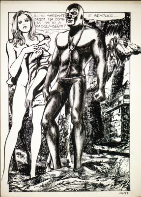 Lot 76 - MANARA MILO (n. 1945) - BOARD TAKEN FROM ‘GENIUS’ | Capitolium Art