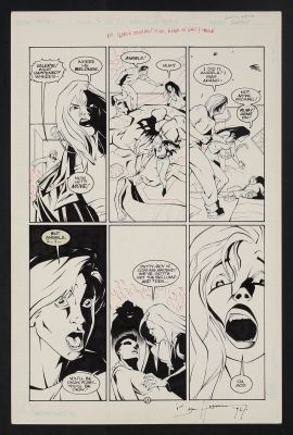 Original Art from Freex #5 (1993) Page 21 Pencils by Ben Herrera, Inks by Larry Welch | mycomicshop.com