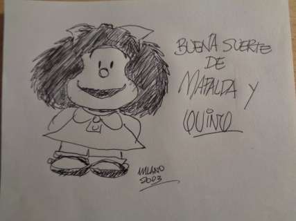 Quino | Quino - Original drawing - Mafalda - (2003) | Catawiki