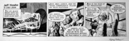 Sydney Jordan - Jeff Hawke daily strip 4010 (Signed)