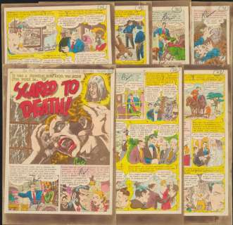 Wood - SCARED TO DEATH!, TALES FROM THE CRYPT 24, 7 Pg SP Story (1951) | Russ Cochran