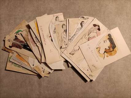 Luigi Bompard | Luigi Bompard 35x illustrazioni originali - (1945/1950) | Catawiki