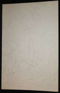 Armando Gil | Demons Vs. Warriors Pencil Layout | Anthony’s Comic Book Art