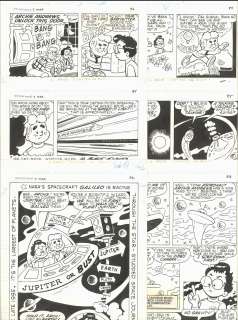 Edwards - "JUPITER OR BUST", LITTLE ARCHIE DIGEST #5, ARCHIE, 6 Pg Story, Art (1991) | Russ Cochran