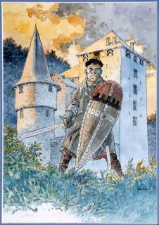 Hermann | Les Tours de Bois Maury, illustration Ã  l’enc… | Millon