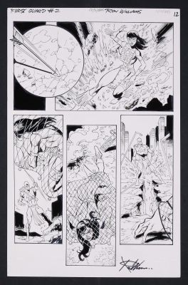 Ron Williams | Original Art from First Guard #2 (2026 G-Man Comics) Page 12 Pencils and Inks by Ron Williams | mycomicshop.com