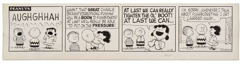 Early ’’Peanuts’’ Comic Strip from 1957, Hand-Drawn by Charles Schulz | Nate Sanders