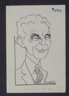 Cabrol Raoul | Â«FordÂ». Dessin Ã  la mine de plomb sur papier fin. Format 14 | Tessier Sarrou