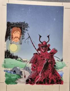 Ferry | Ferry - Mise en couleur originale + film - Ian Kalédine T8 - Le Samouraï noir - (1989) | Catawiki