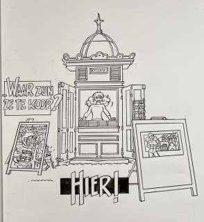 Kuijpers, Henk | Kuijpers, Henk - Originele tekening - Franka Magazine 22 - Franka Gratis Goud - (2021) | Catawiki
