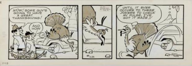 Gene Hazelton | The Flintstones, strip du 25 novembre 1975 | Galerie 9ème Art
