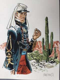 Meynet, Félix | Meynet, Félix - Dessin original couleur - Sauvage | Catawiki