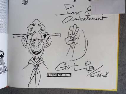 Gotlib | Hamster Jovial et ses louveteaux + dédicace - C - Réédition - (2005) | Catawiki