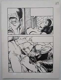 Chris (Xavier Musquera) | Chris (Xavier Musquera) - Originele, erotische pagina - Formaat: 18 x 24 cm. | Catawiki