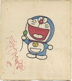 Fujiko Fujio Hand-Drawn Color Shikishi ‘Doraemon‘