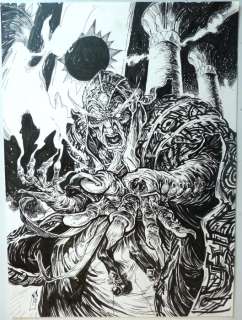 Pontet, Cyril | Pontet, Cyril - Dessin original - Chroniques de la Lune Noire - Haazheel Thorn - (2022) | Catawiki