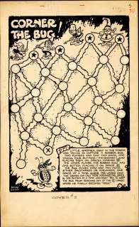 Carlson - CORNER THE BUG, PUZZLE FUN #2 (1937) | Russ Cochran