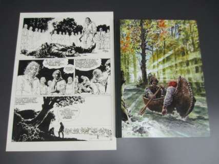 Kas (Zbigniew Kasprzak) - 44/46 Ex | Kas - Originele pagina (p.44) + luxe uitgave - De voyageurs 1 - Athabasca - Cartonné - (1994/1996) | Catawiki