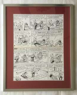 Francis | Francis - Planche originale - Marc Lebut et son voisin - Appartement pour Ford T - (1968) | Catawiki