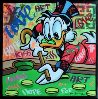 Brisan Gabriel | Coin Billiards - Signed 50 x 50 cm artwork Brisan Gabriel | Catawiki