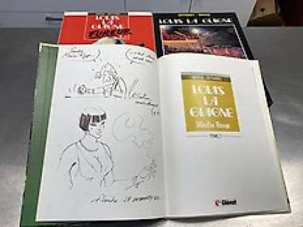 Dethorey / Giroud - Louis la Guigne T1 à T3 + T5 à T13 + double dédicace - 13x C - EO/Ré - (1982/1997)