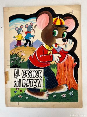 DIBUJO ORIGINAL EDITORIAL FERMA COLECCION ANIMALITOS FELICES 1965 EL CASTIGO DEL RATON | todocoleccion (Buy It Now)