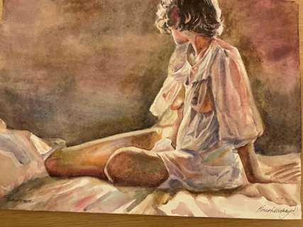 Veronica Kruczkowska | Veronica Kruczkowska - Original drawing - Signed - Size: 25 x25cm - (2022) | Catawiki