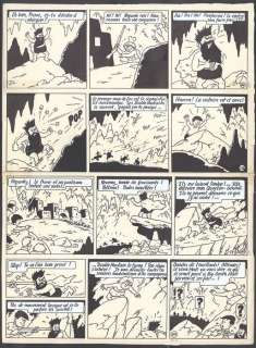 Bob de Moor - Planche Originale (P.41) - | Bob De Moor - Planche originale (p.41) - Les Aventures d’Oncle Zigomar/ De avonturen van Nonkel Zigomar - L’Empire des Taupes /Het Mollenrijk - (1955/2023) | Catawiki