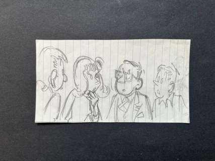 Pom | Pom - Originele schetstekening - Piet Pienter Bert Bibber 39 - Marie Huana - (1983) | Catawiki