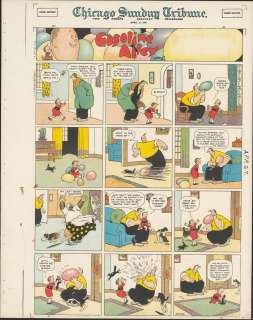 King - GASOLINE ALLEY, Sunday Page, Proof (04/27/1924) | Russ Cochran