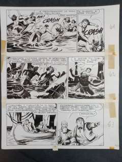 Nolitta, Ferri | Zagor - Nolitta, Ferri - Tavola Originale "Zagor in azione" - Page volante - Exemplaire unique | Catawiki