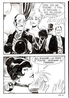 Leone Frollo | Casino n. 13 - Leone Frollo - Tavola Originale "la millesima volta" - Page volante - Exemplaire unique - (1986) | Catawiki