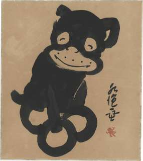 Tagawa Suiho Hand-Drawn Shikishi "Norakuro" | Mandarake (Big Web)