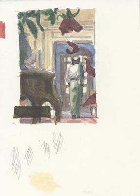 Juanjo Guarnido | Blacksad, Tome 1, Quelque part entre les ombres, Recherche de case, n°5 planche 6 | Galerie 9ème Art