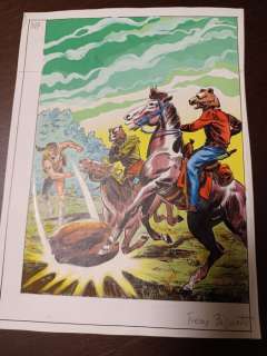 Bignotti, Franco | Bignotti, Franco - Original cover - Il Grande Blek n. 317 "La taglia" - (1969) | Catawiki